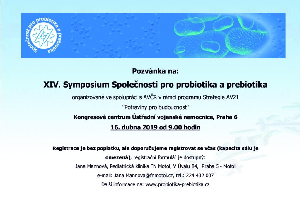 Symposium Společnosti pro probiotika a prebiotika