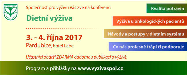 pozvánka - konference Dietní výživa 2017