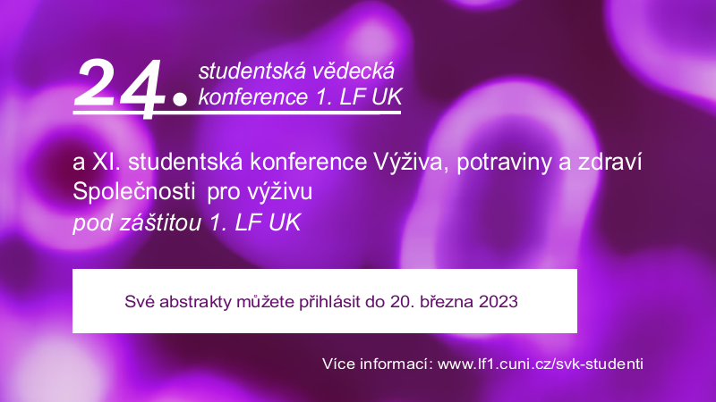 Výživa, potraviny a zdraví 2023 – studentská konference