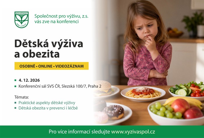 Konference Dětská výživa a obezita 2026